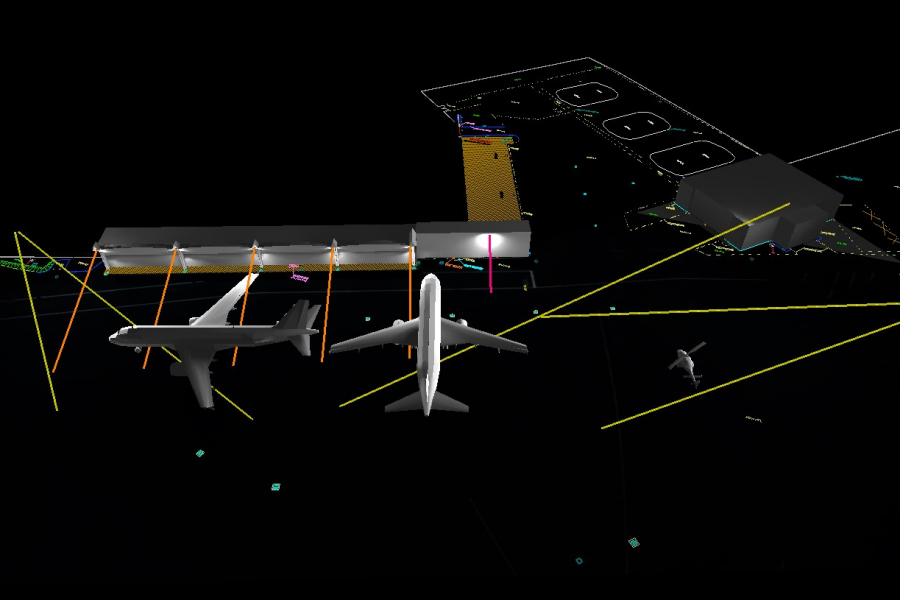 Image d'une étude d'aéroport
